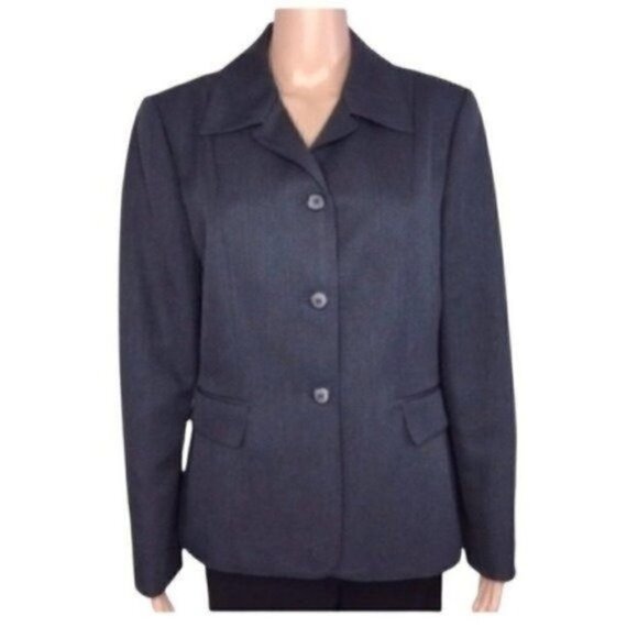 EVAN-PICONE  Women’s blazer jacket charcoal size 14 - Picture 1 of 7
